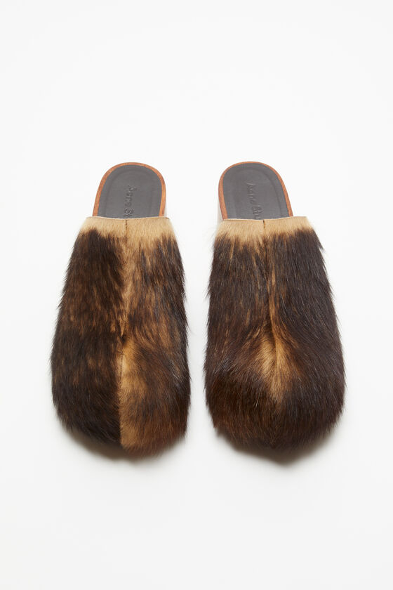 (image for) Amazing Hairy wood clogs